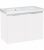 Meuble + lavabo ceramique EOLA 2 portes – blanc brillant 710x578x380mm