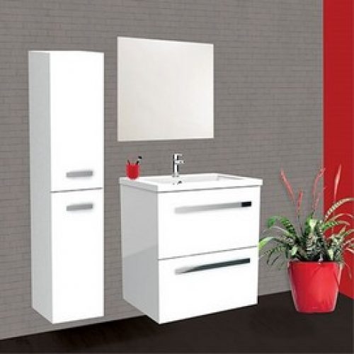 Meuble lavabo NUEVO blanc largeur 120cm à suspendre – Prix net livré chez vous – – Ondée