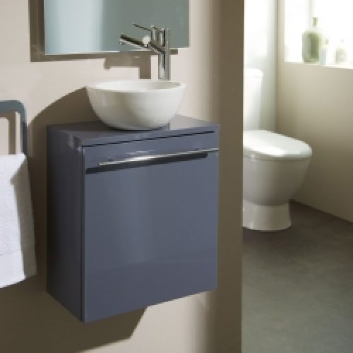 Meuble lave-mains design couleur gris…