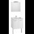 Meuble Pack 2 portes blanc 60 cm Victoria Basic…