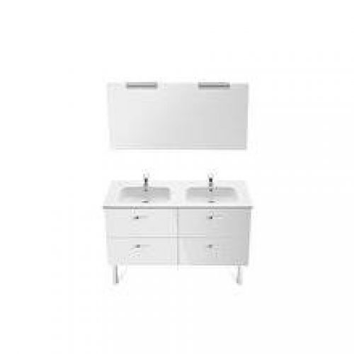 Meuble pack blanc 120 cm Victoria Basic Roca