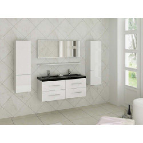 Meuble PASSION 5 VASQUE NOIRE 120*47*54 cm