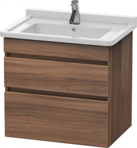 Meuble Pour Lavabo Encastrable Duravit DuraStyle pour 030470 Gris Béton Mat/Blanc Mat 470x650x618mm