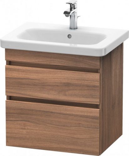 Meuble Pour Lavabo Encastrable Duravit DuraStyle pour 232065 Gris Béton Mat/Blanc Mat 448x580x610mm