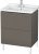 Meuble Pour Lavabo Encastrable Duravit L-Cube à poser 670×469 mm Pin Argent