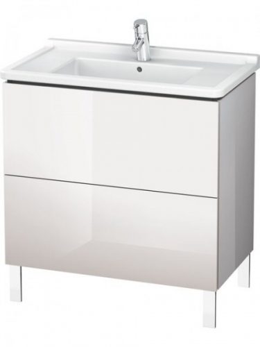 Meuble Pour Lavabo Encastrable Duravit L-Cube à poser 820×469 mm Pin Argent