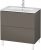 Meuble Pour Lavabo Encastrable Duravit L-Cube à poser 820×481 mm Pin Argent LC662603131