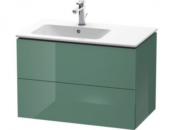 Meuble Pour Lavabo Encastrable Duravit L-Cube pour 234583 cuve à gauche 550x820x481mm Abricot nacré