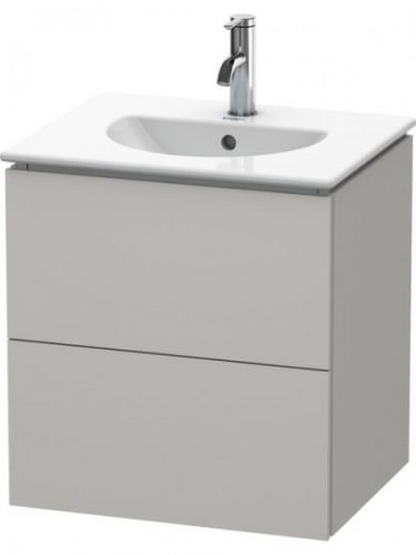 Meuble Pour Lavabo Encastrable Duravit L-Cube suspendu 520×419 mm Pin Argent