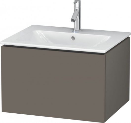 Meuble Pour Lavabo Encastrable Duravit L-Cube suspendu 620×481 mm Bleu Stone Laqué LC614004747