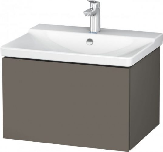 Meuble Pour Lavabo Encastrable Duravit L-Cube suspendu 620×481 mm Graphite Mat LC614404949