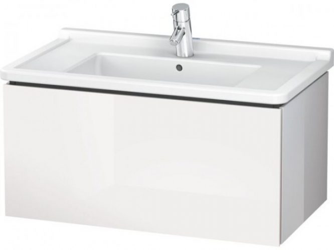 Meuble Pour Lavabo Encastrable Duravit L-Cube suspendu 820×469 mm Graphite Mat LC616504949
