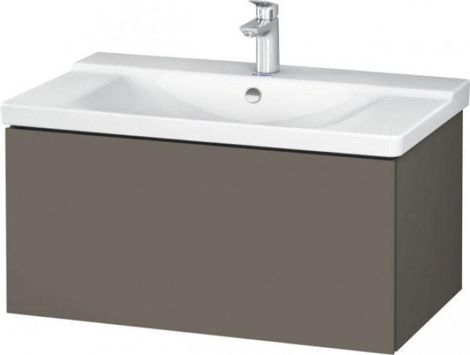 Meuble Pour Lavabo Encastrable Duravit L-Cube suspendu 820×481 mm Graphite Mat LC614704949