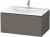 Meuble Pour Lavabo Encastrable Duravit L-Cube suspendu 820×534 mm Graphite Mat LC616204949