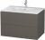 Meuble Pour Lavabo Encastrable Duravit L-Cube suspendu 820×534 mm Pin Argent LC626203131