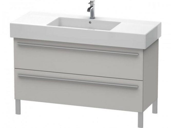 Meuble Pour Lavabo Encastrable Duravit X-Large à poser 1200×470 mm Pin Argent XL654503131