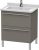 Meuble Pour Lavabo Encastrable Duravit X-Large à poser 650×470 mm Pin Argent