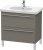 Meuble Pour Lavabo Encastrable Duravit X-Large à poser 800×470 mm Pin Argent XL651603131