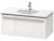 Meuble Pour Lavabo Encastrable Duravit X-Large suspendu 1000×522 mm Pin Argent