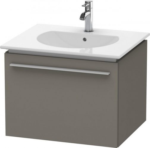 Meuble Pour Lavabo Encastrable Duravit X-Large suspendu 600×497 mm Pin Argent