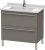 Meuble Pour Lavabo Encastrable Duravit X-Large suspendu 800×470 mm Pin Argent