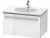 Meuble Pour Lavabo Encastrable Duravit X-Large suspendu 800×522 mm Pin Argent