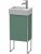 Meuble Pour Lavabo Encastrable Duravit XSquare pour 072438, 731x364x240mm