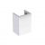 Meuble Pour Lavabo Encastrable Geberit Smyle Square une porte Pour Lave-main 442x617x356mm