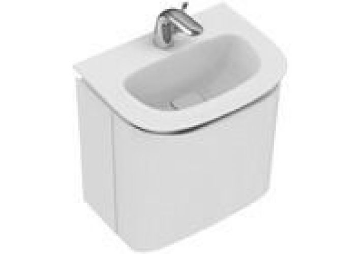 Meuble Pour Lavabo Encastrable Ideal Standard Dea 500 mm Gris Brillant