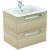 Meuble Pour Lavabo Encastrable Ideal Standard Eurovit Plus Chêne Clair K2979OS