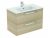 Meuble Pour Lavabo Encastrable Ideal Standard Eurovit Plus Lavabo avec Chêne Clair K2978OS