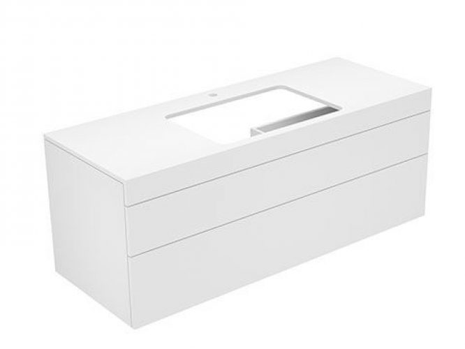 Meuble Pour Lavabo Encastrable Keuco Edition 400 Blanc 31573300100
