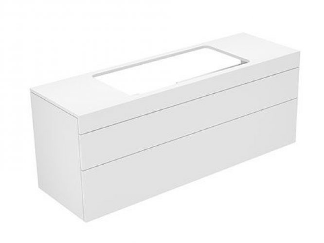 Meuble Pour Lavabo Encastrable Keuco Edition 400 Blanc 31583210001