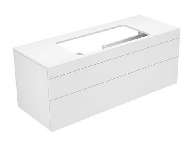 Meuble Pour Lavabo Encastrable Keuco Edition 400 Blanc 31583300000