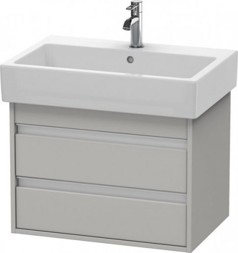 Meuble Pour Lavabo Encastrable suspendu Duravit Ketho pour 045470 Pin Terra 650 mm