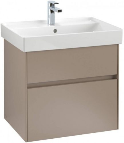 Meuble Pour Lavabo Encastrable Villeroy and Boch Collaro Suspendu avec LED 604x444x546mm Blanc Brill