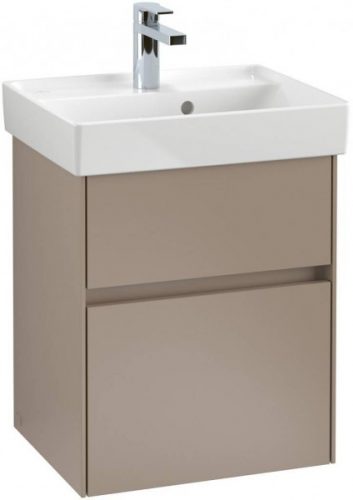 Meuble Pour Lavabo Encastrable Villeroy and Boch Collaro Suspendu avec LED 460x374x546mm Blanc Brill