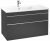 Meuble Pour Lavabo Encastrable Villeroy et Boch Legato 1000x380x500 mm Noir Laqué B224L0PD