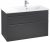 Meuble Pour Lavabo Encastrable Villeroy et Boch Legato 1000x550x500 mm Noir Laqué B22500PD