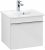 Meuble Pour Lavabo Encastrable Villeroy et Boch Venticello 466x420x426 mm Noir Laqué A93101PD