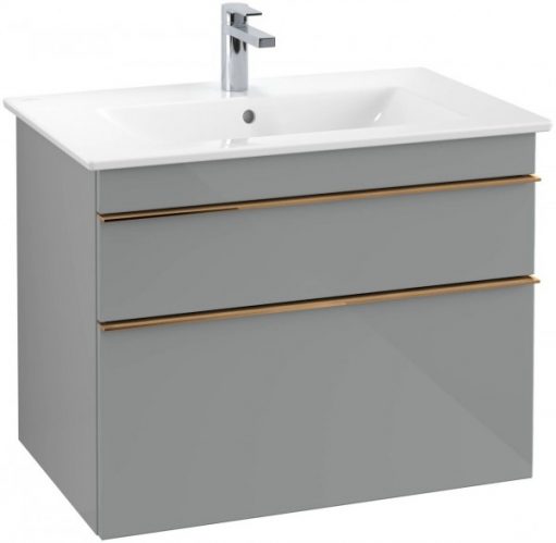 Meuble Pour Lavabo Encastrable Villeroy et Boch Venticello 753 x 590 x 502 mm Verre Terra A92505RT