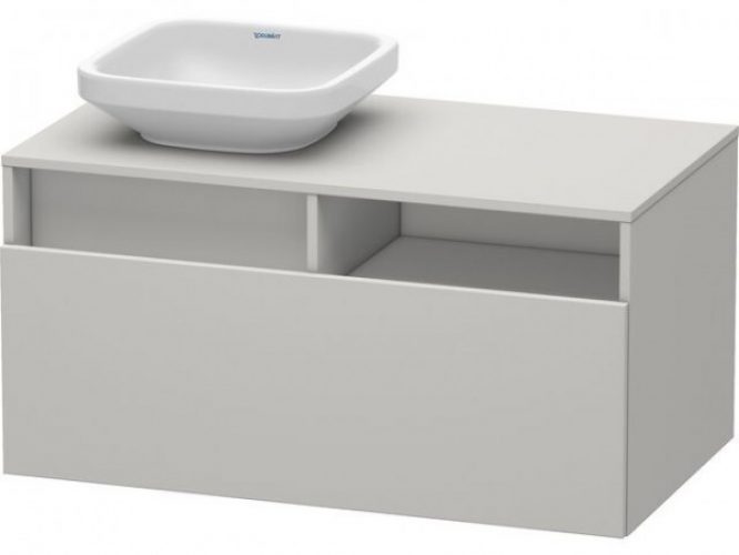 Meuble Pour Vasque à Poser Duravit DuraStyle version droite Taupe 550x1000x500mm