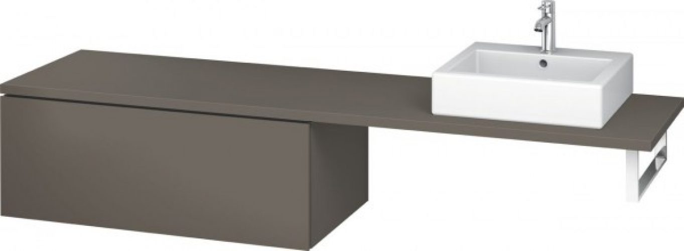 Meuble Pour Vasque à Poser Duravit L-Cube Bas 1020×547 mm Pin Argent LC686903131