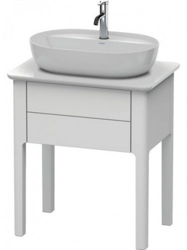 Meuble Pour Vasque à Poser Duravit Luv À poser 743x638x450mm Bleu nuit satiné mat