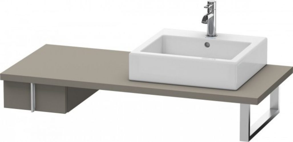 Meuble Pour Vasque à Poser Duravit Vero Bas 300×518 mm Pin Argent VE656603131