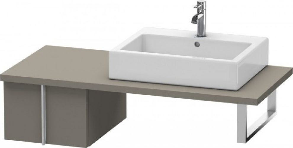 Meuble Pour Vasque à Poser Duravit Vero Bas 400×518 mm Pin Argent VE655703131