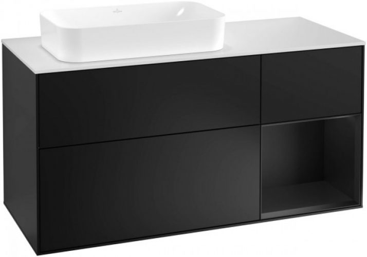 Meuble Pour Vasque à Poser Villeroy et Boch Finion 1200x603x501 mm F281MTPD