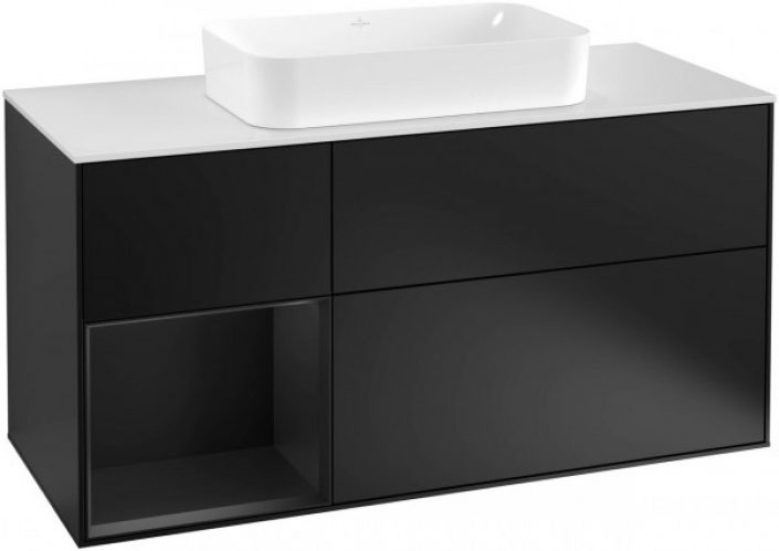 Meuble Pour Vasque à Poser Villeroy et Boch Finion 1200x603x501 mm F291MTPD