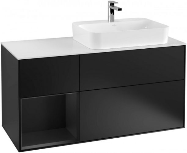Meuble Pour Vasque à Poser Villeroy et Boch Finion 1200x603x501 mm F391MTPD