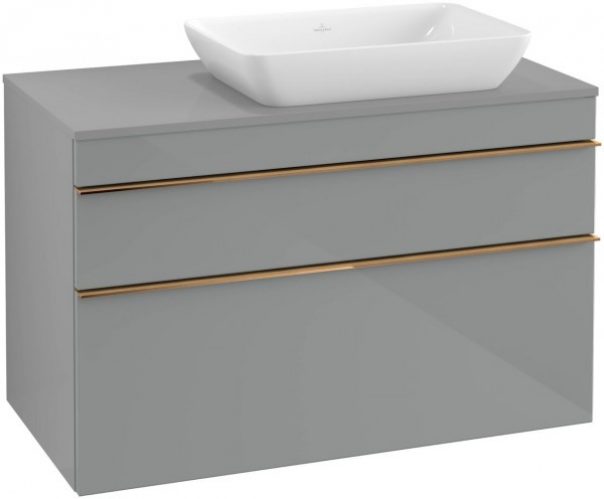 Meuble Pour Vasque à Poser Villeroy et Boch Venticello 957 x 606 x 502 mm Verre Terra A94305RT